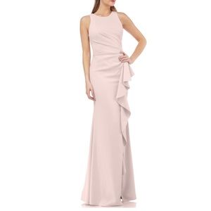 NEW| Carmen Marc Valvo Couture Ruffle Gown